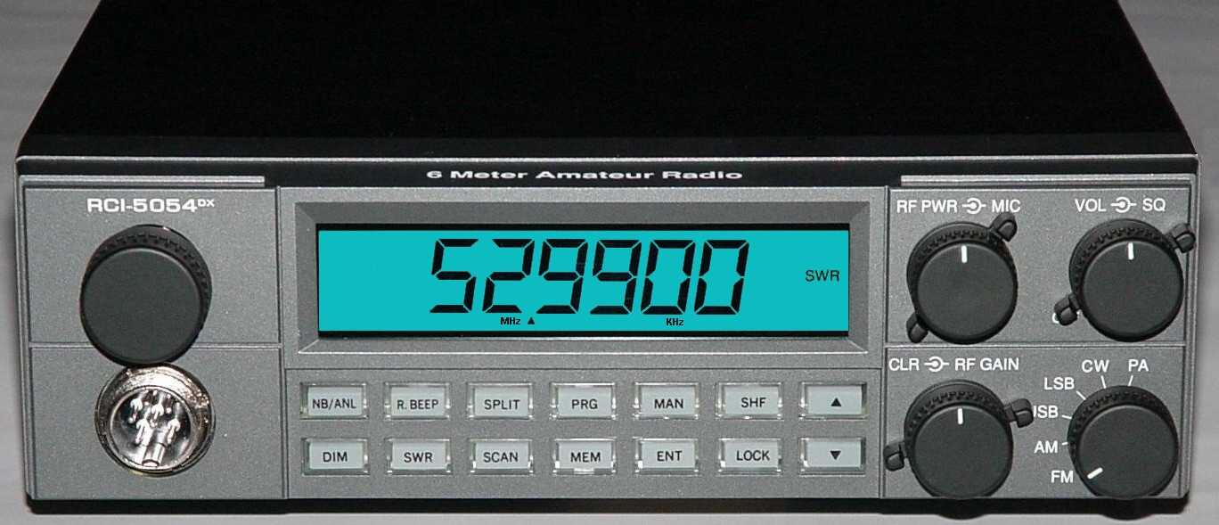 RCI-5054DX 6-Meter Mobile Close_Up Photo