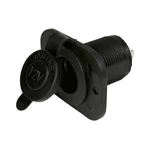 MPD (AS212) - 12V Marine-Grade Cigarette Socket, Includes Weather Cap ...