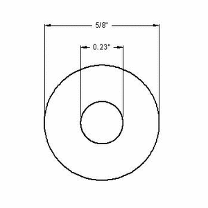 McMaster-Carr (90130A027) - Rubber Washer, 1/4in Screw Size, 5/8in OD ...