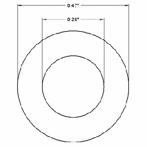 McMaster-Carr (90945A760) - Stainless Steel NAS 620 Flat Washer, 1/4in ...