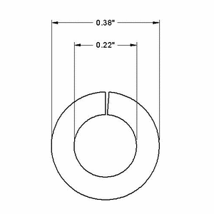 McMaster-Carr (92146A013) - Stainless Steel Split Lock Washer, Number ...