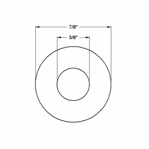 McMaster-Carr (93852A103) - Stainless Steel Type A USS Flat Washer, 5 ...