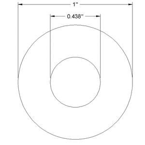 Mcmaster-carr (98019a500) - Stainless Steel Flat Washer, 3 8in Screw 